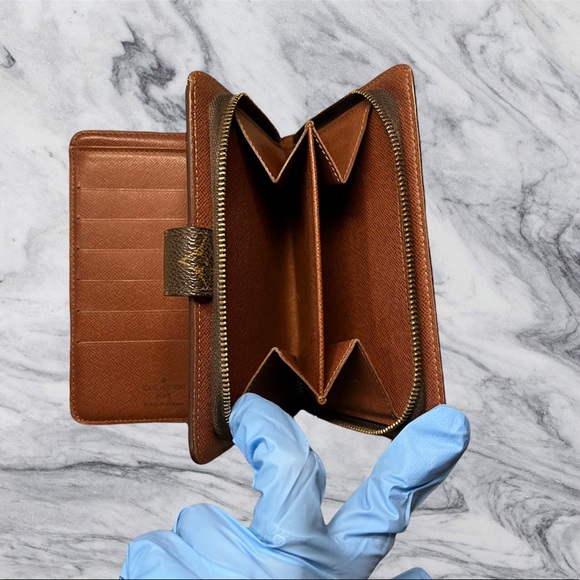 Authentic Louis Vuitton Bifold Wallet Porte Papier Zipped - Picture 2 of 5